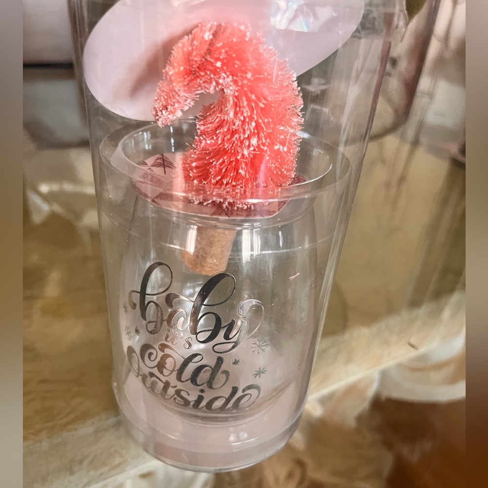 2/$15 … Stemless wine glass